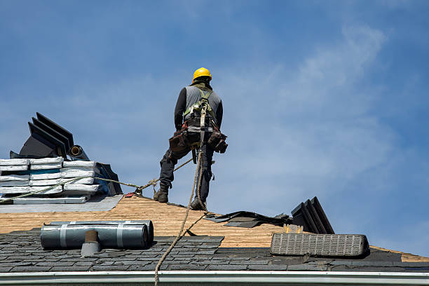 Professional Flat Roof Repair technician working in Mecca, CA